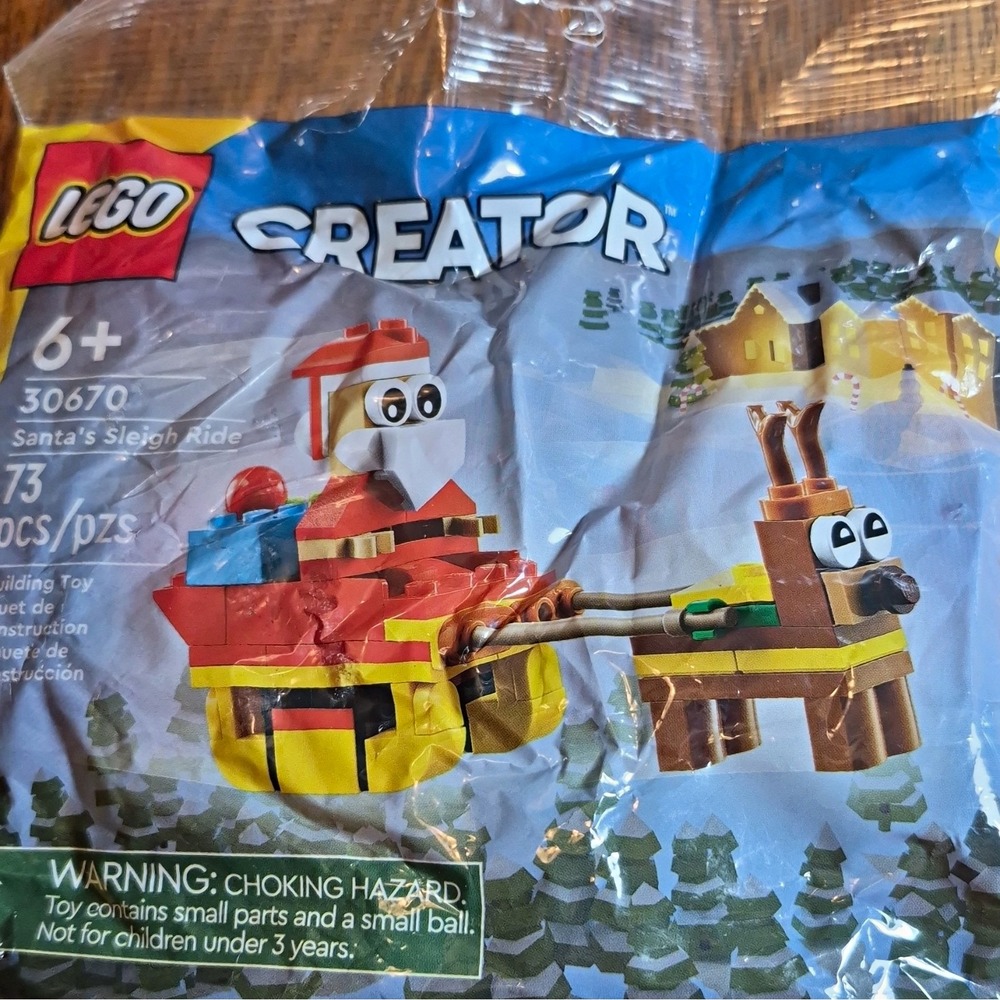 LEGO Creator 30670 Santa's Sleigh Ride Seasonal Polybag 73 pcs Age 6+